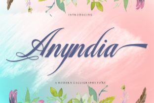 Anyndia: Romantic Script Font for Designers