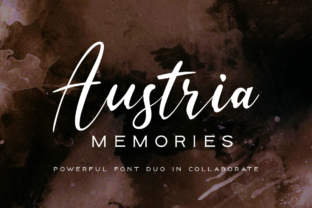 Austria Memories: A Refined Script & Serif Font Duo