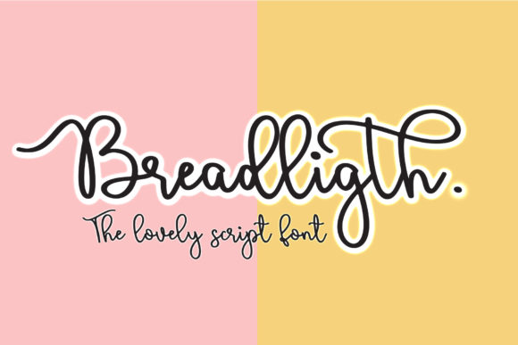 Bread Ligth: The Handwritten Script That Transforms Ordinary Design into Something Memorable