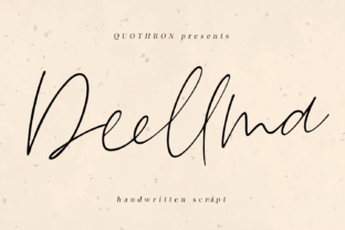 Deellma: The Elegant Script Font for Romantic Design