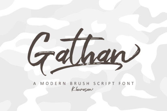 Gathan: The Handwritten Font That Feels Effortlessly Elegant