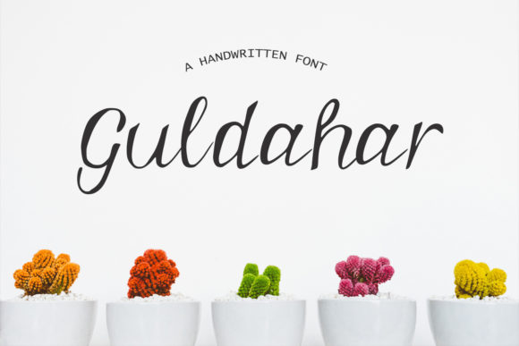 Guldahar: The Handwritten Font That Brings Elegance to Life