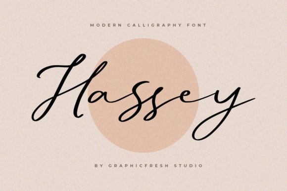 Hassey: A Modern Script Font That Brings Warmth and Character to Every Project