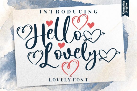 Hello Lovely: A Flowing Handwritten Font That Feels Both Classic and Fresh