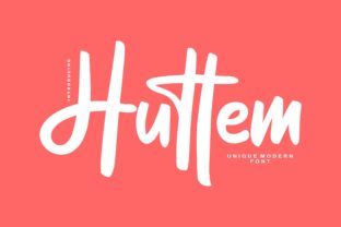 Huttem: The Modern Script Font That Brings Bold Character to Every Design