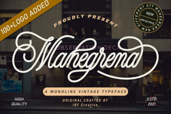 Mahegrena: Evaluating a Flowing Handwritten Font for Design Projects