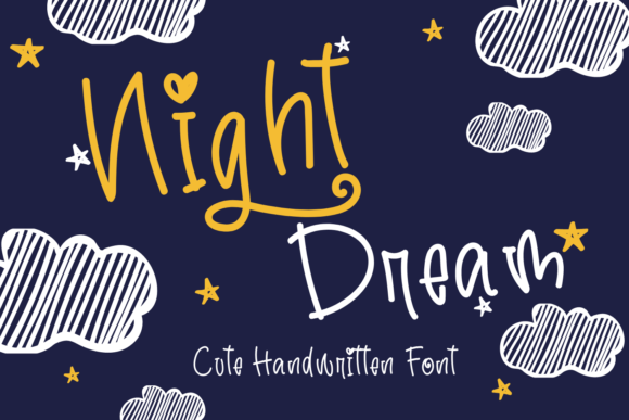 Night Dream: A Lightweight Handwritten Font That Brings Timeless Charm to Every Project