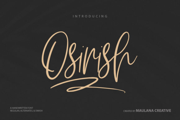 Osirish: The Script That Brings Handcrafted Warmth to Modern Design