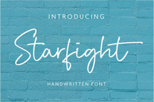 Starfight Font: Where Handwritten Elegance Meets Modern Design