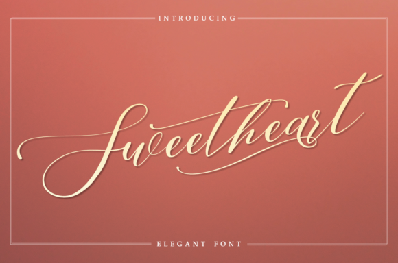 Sweetheart: A Romantic Script That Brings Warmth to Every Design