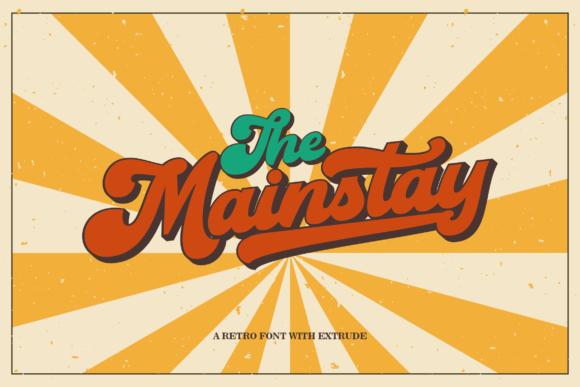 The Mainstay: A Bold Handwritten Font with Retro Confidence