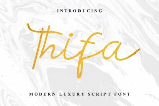 Thifa: A Monoline Handwriting Script That Feels Like Real Pen on Paper