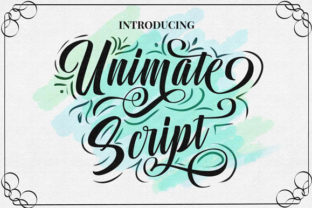 Unimate: A Script Font That Brings Warmth and Craft to Your Creative Work