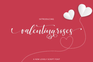 Valentinaroses: A Flowing Script for Romantic Creativity