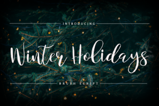 Winter Holidays: A Nostalgic Script Font That Brings Warmth to Modern Design